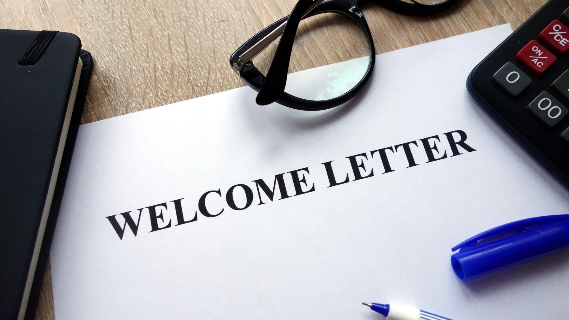 Lettera di benvenuto